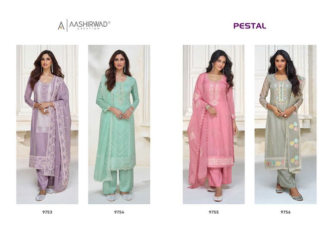 Aashirwad Pestal Designer Salwar Suits Catalog
